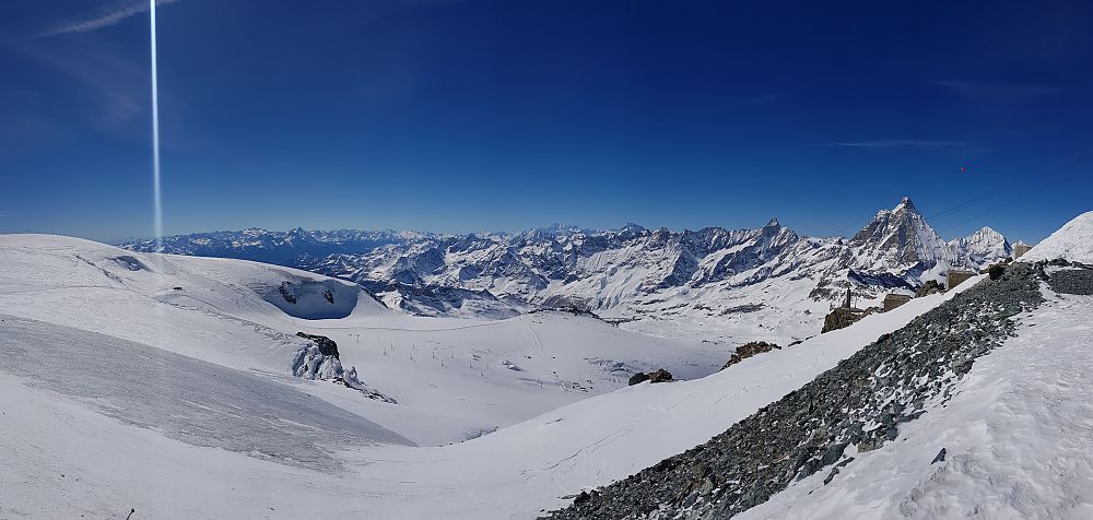 Matterhorn looking to Italy