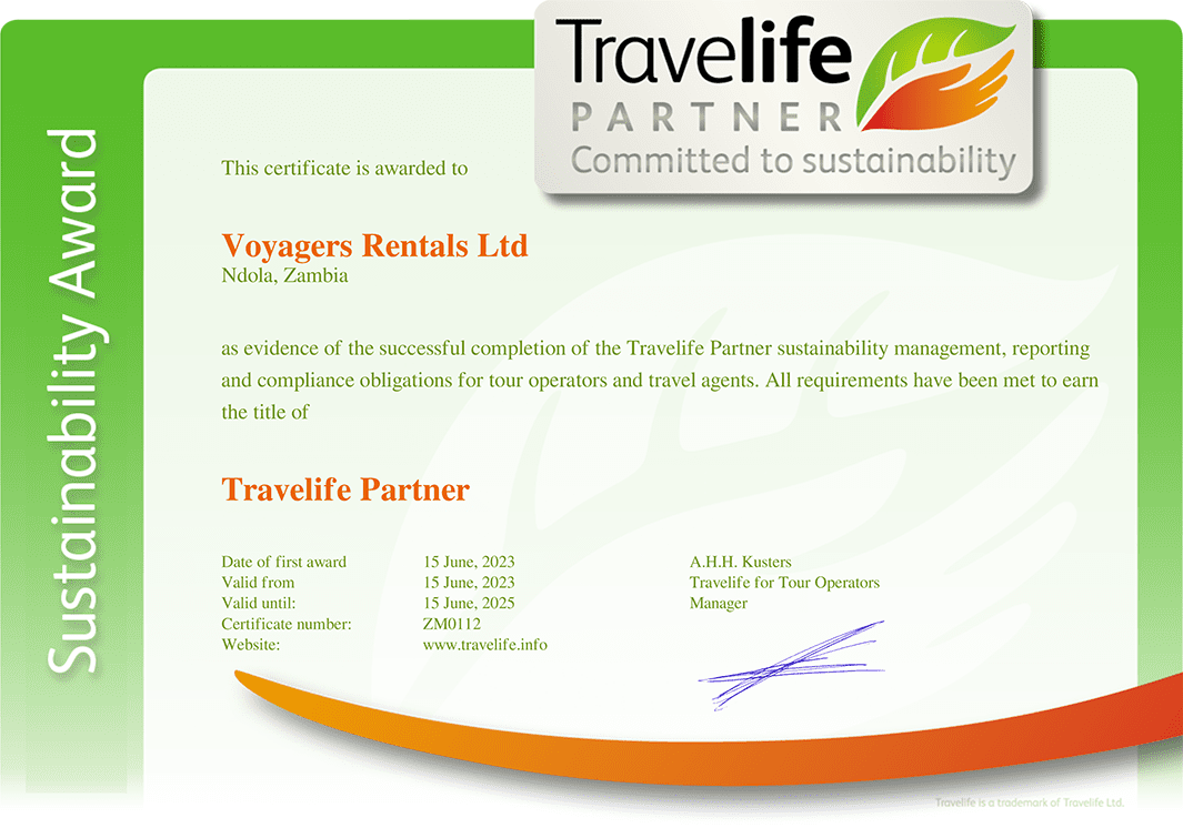 TravelLife certificate