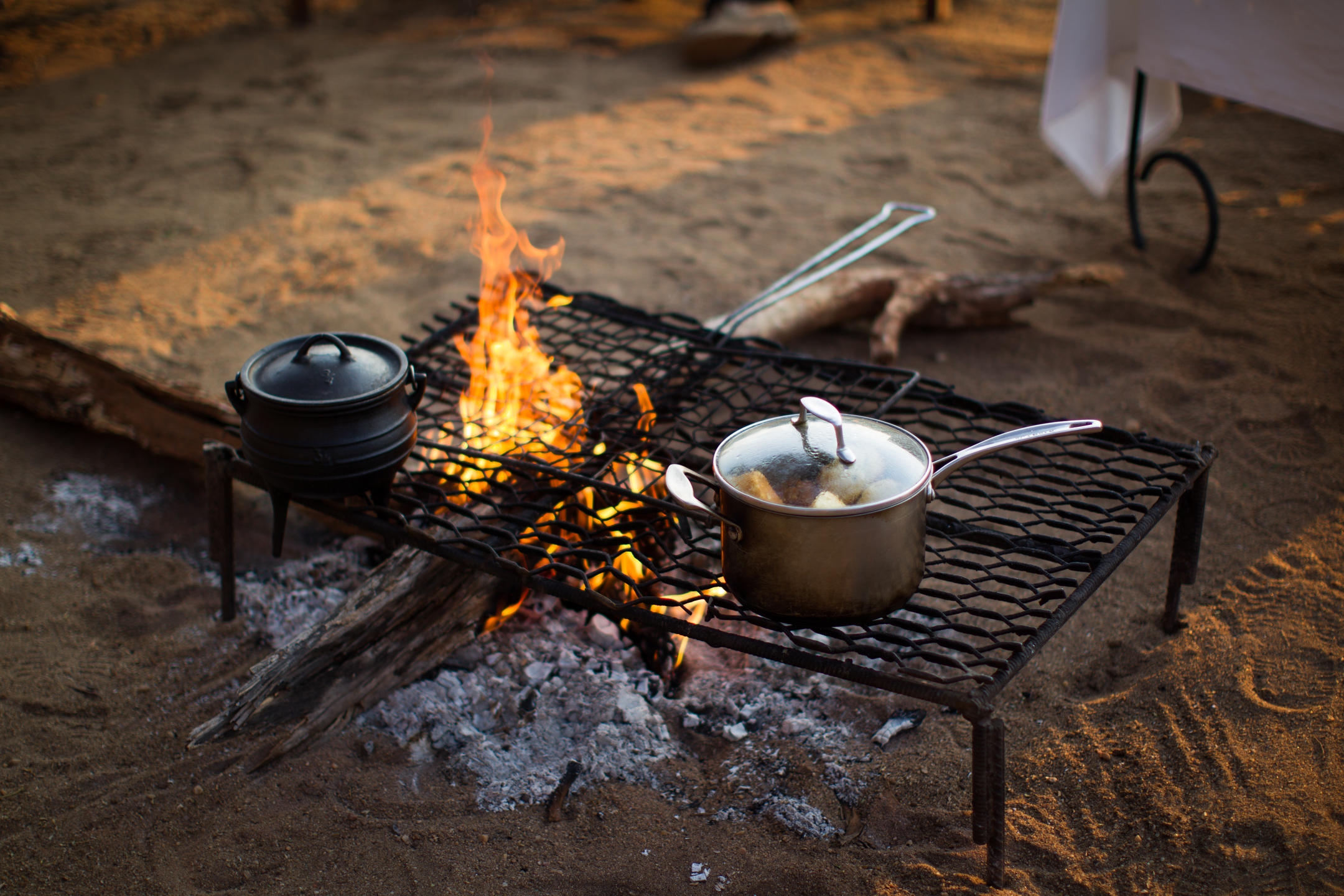 chongwe camp cooking