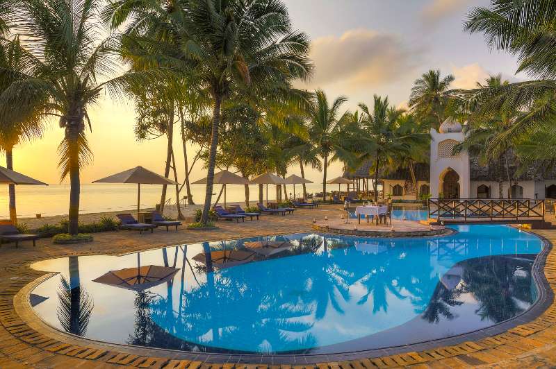 Swimming pool at Bluebay Beach Resort