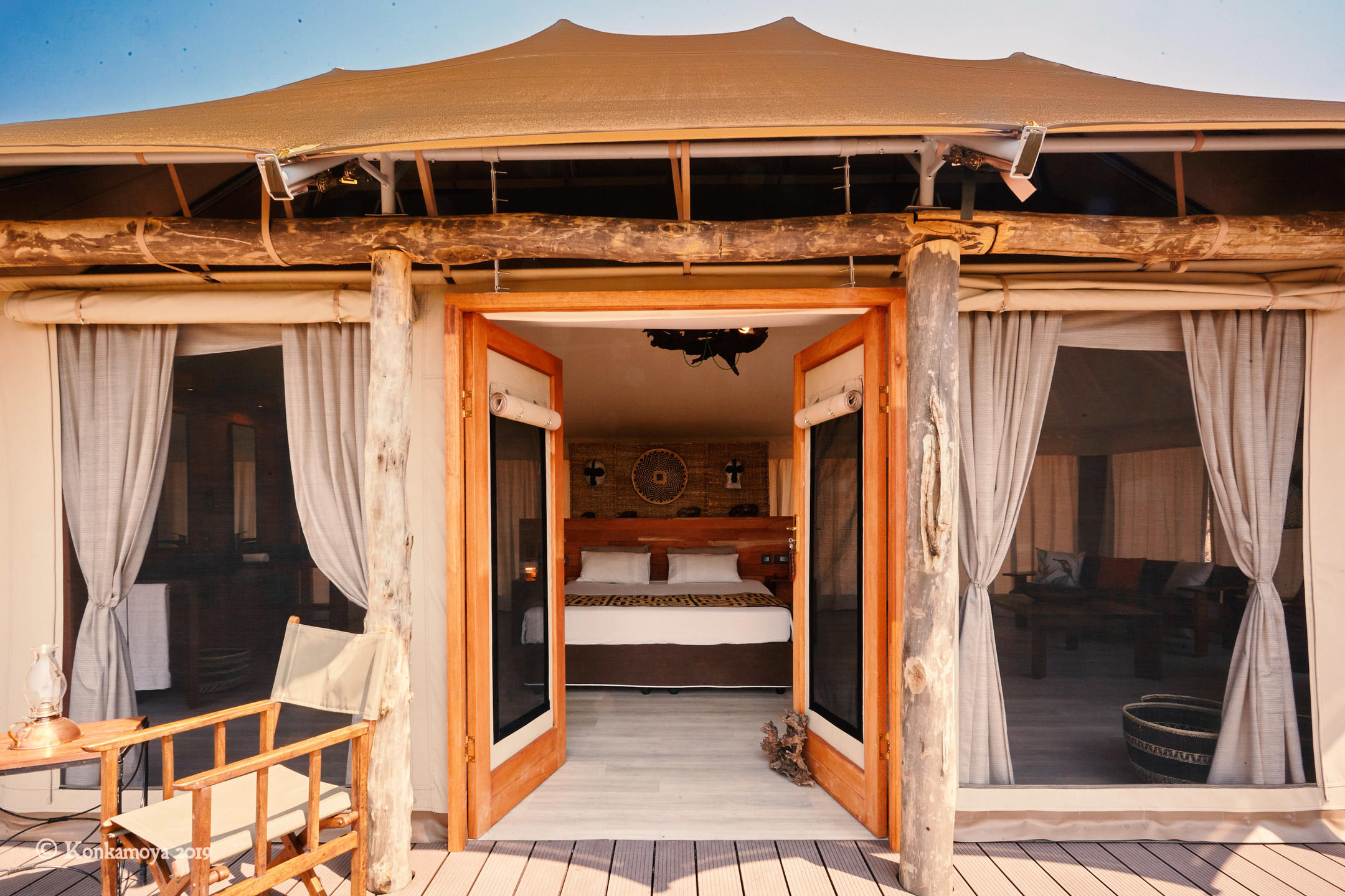 Outside Tent