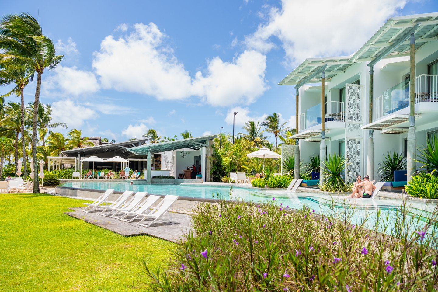 Beautiful Beach, Hotel aerial view, Adults-only, Mauritius