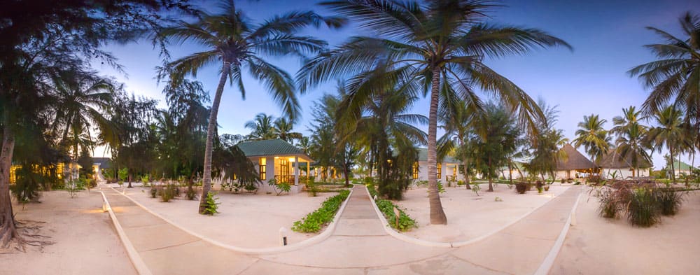 Kisiwa on the beach exterior