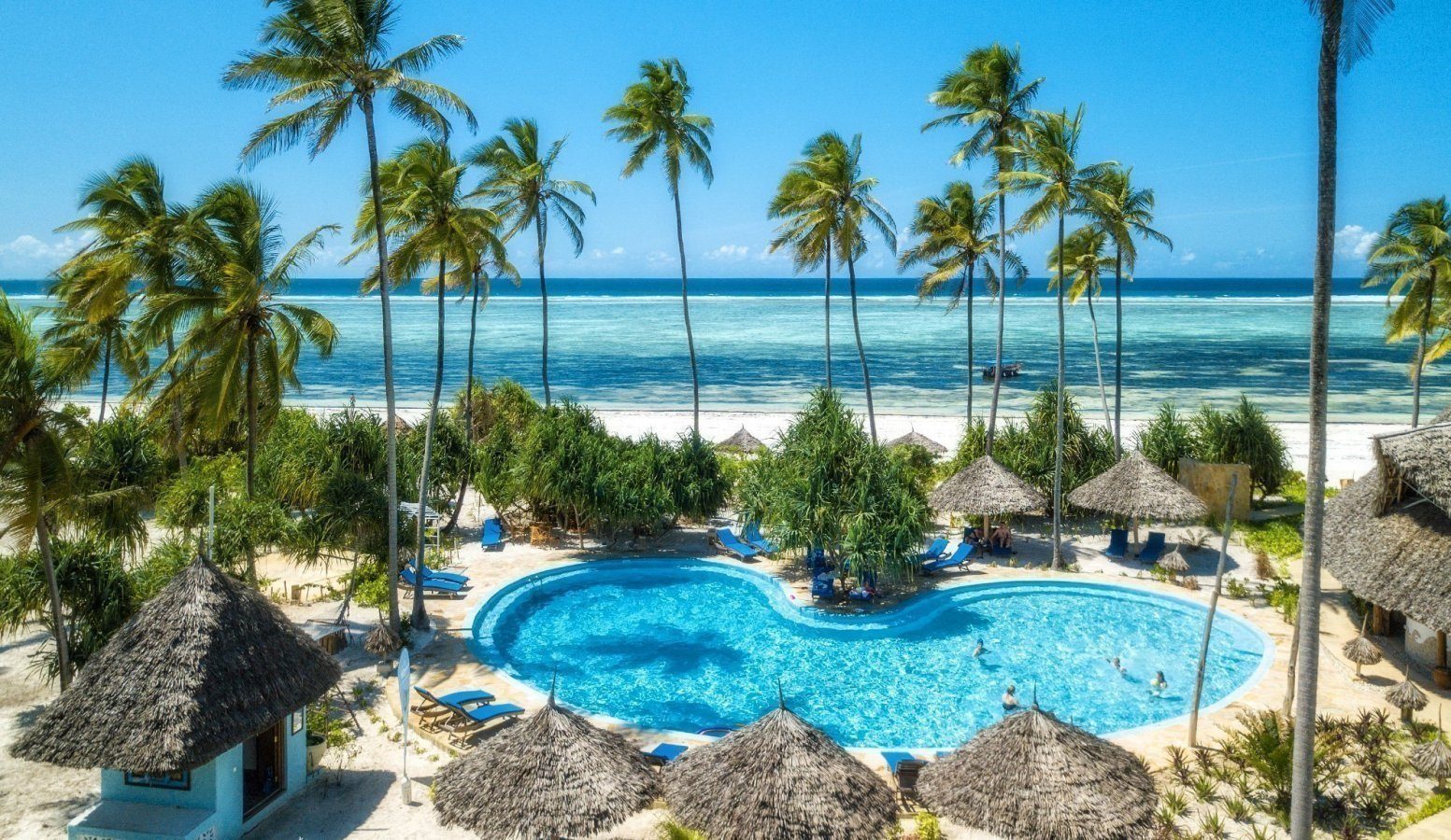 Beach aerial view