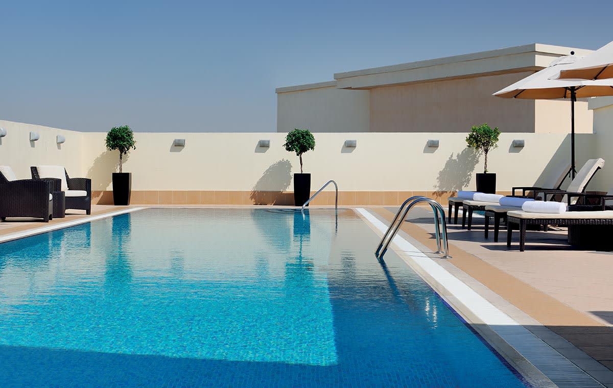 Pool Side by the Rooftop