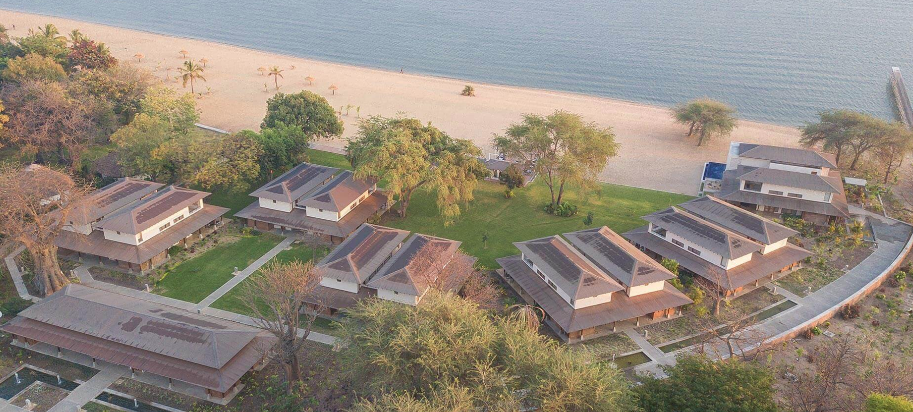 Makokola Retreat - Aerial View
