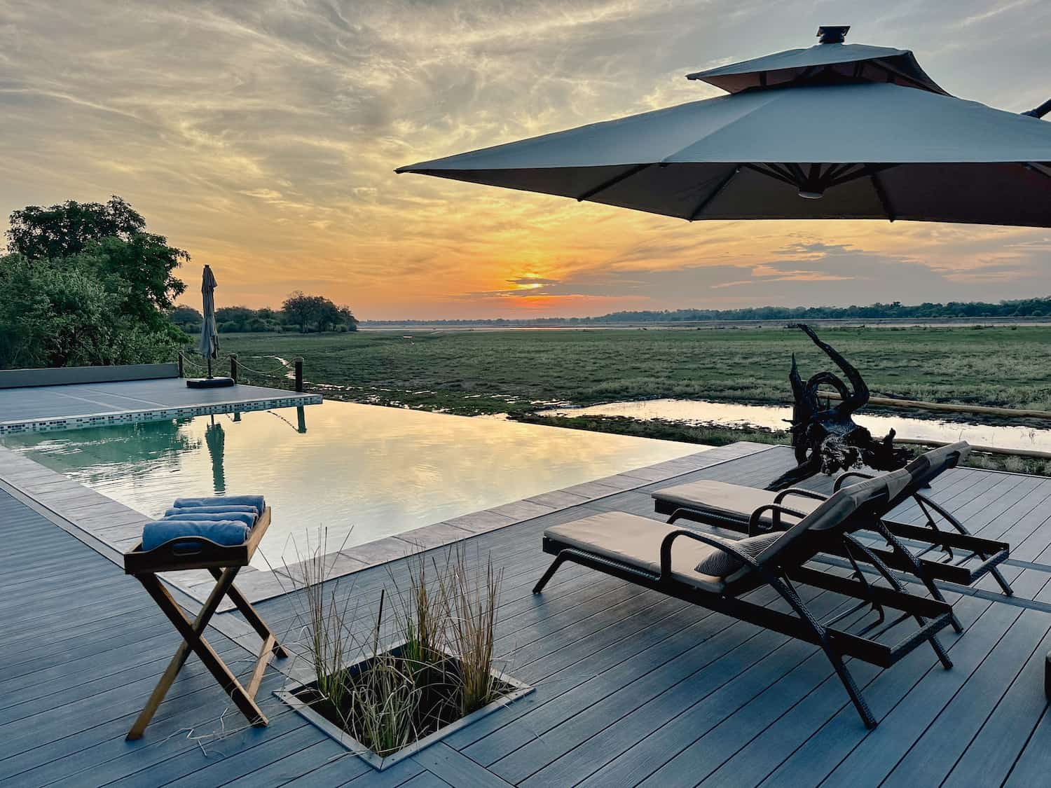 Sunset House Kafunta Safaris Pool