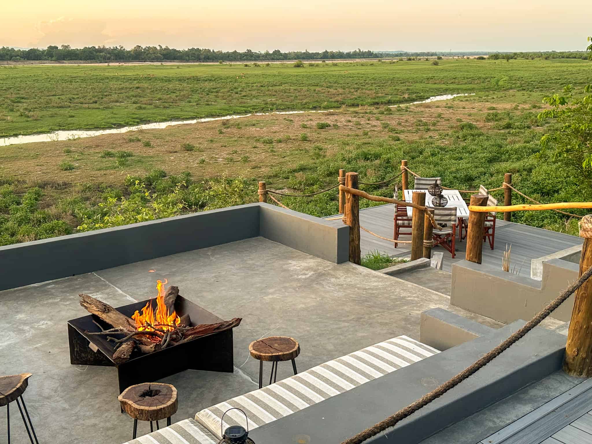 Sunset House Kafunta Safaris Deck
