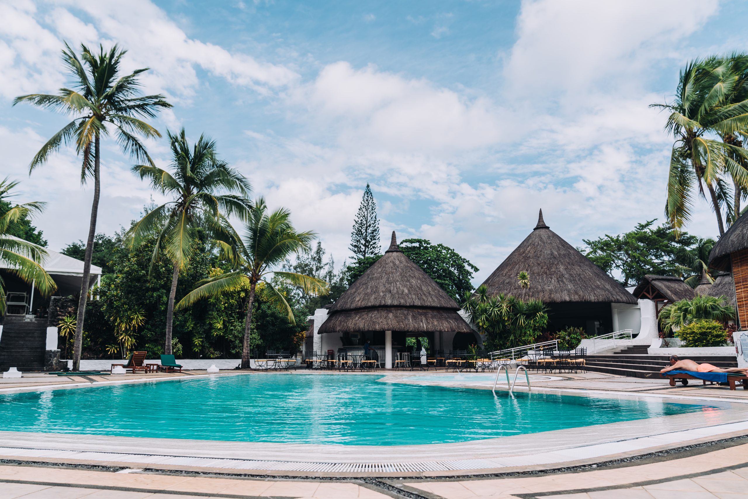 Casuarina-pool area- Mauritius