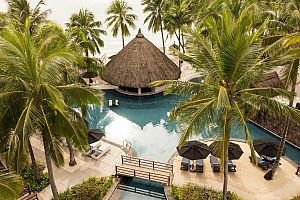 Constance Belle Mare Plage, Resort, Beach, Outdoors, Pool, Aerial View, Mauritius