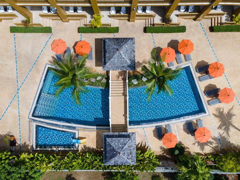 Aerial Shot of Kata Sea Breeze Resort