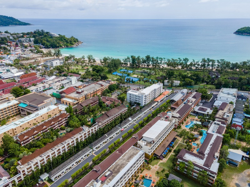 Kata Sea Breeze Resort Aerial View