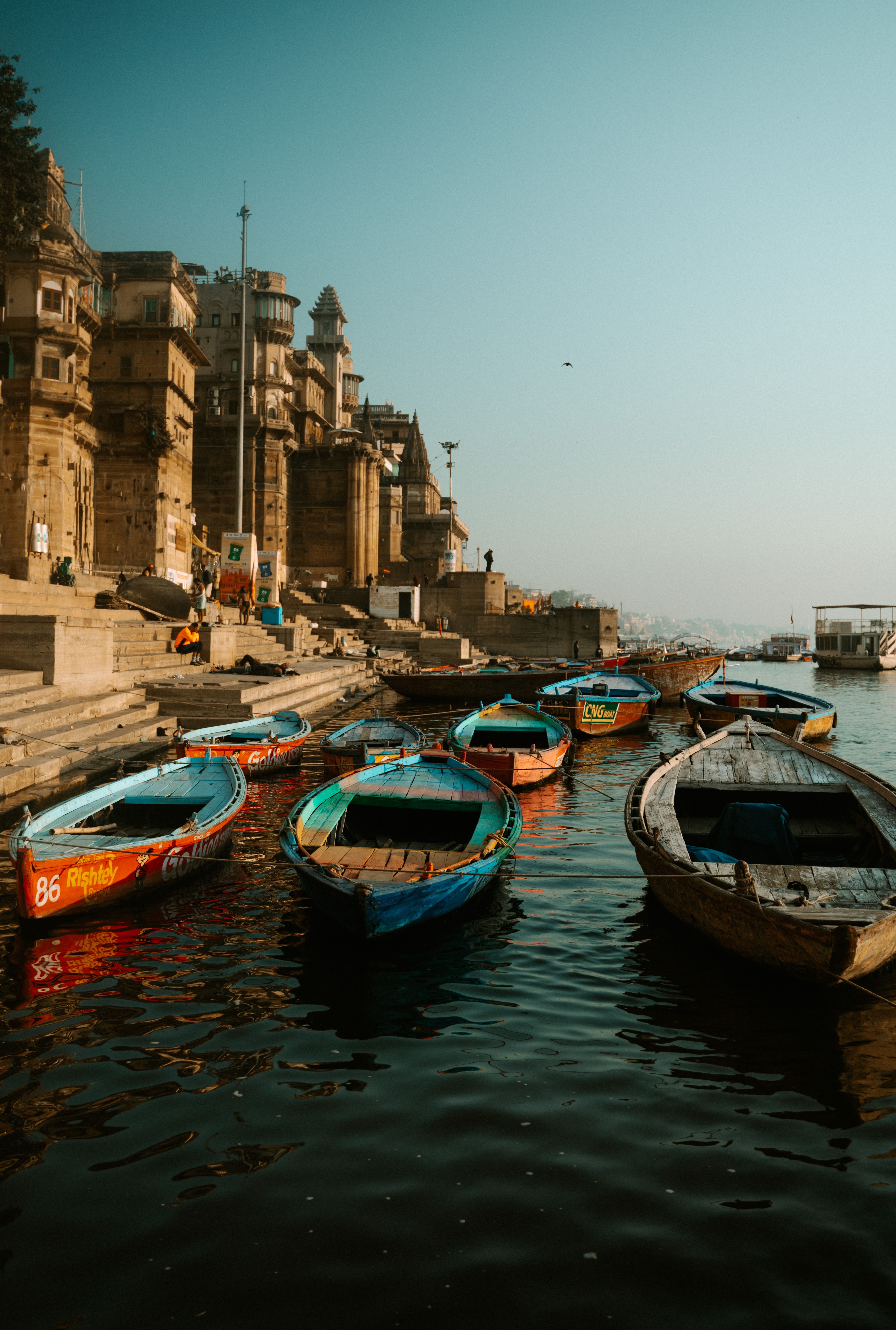 Varanasi Ghats, Ganges River, India
