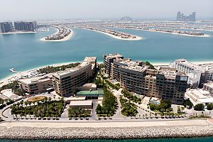 Aerial view of Dubai
