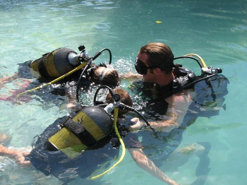 Dive instuction