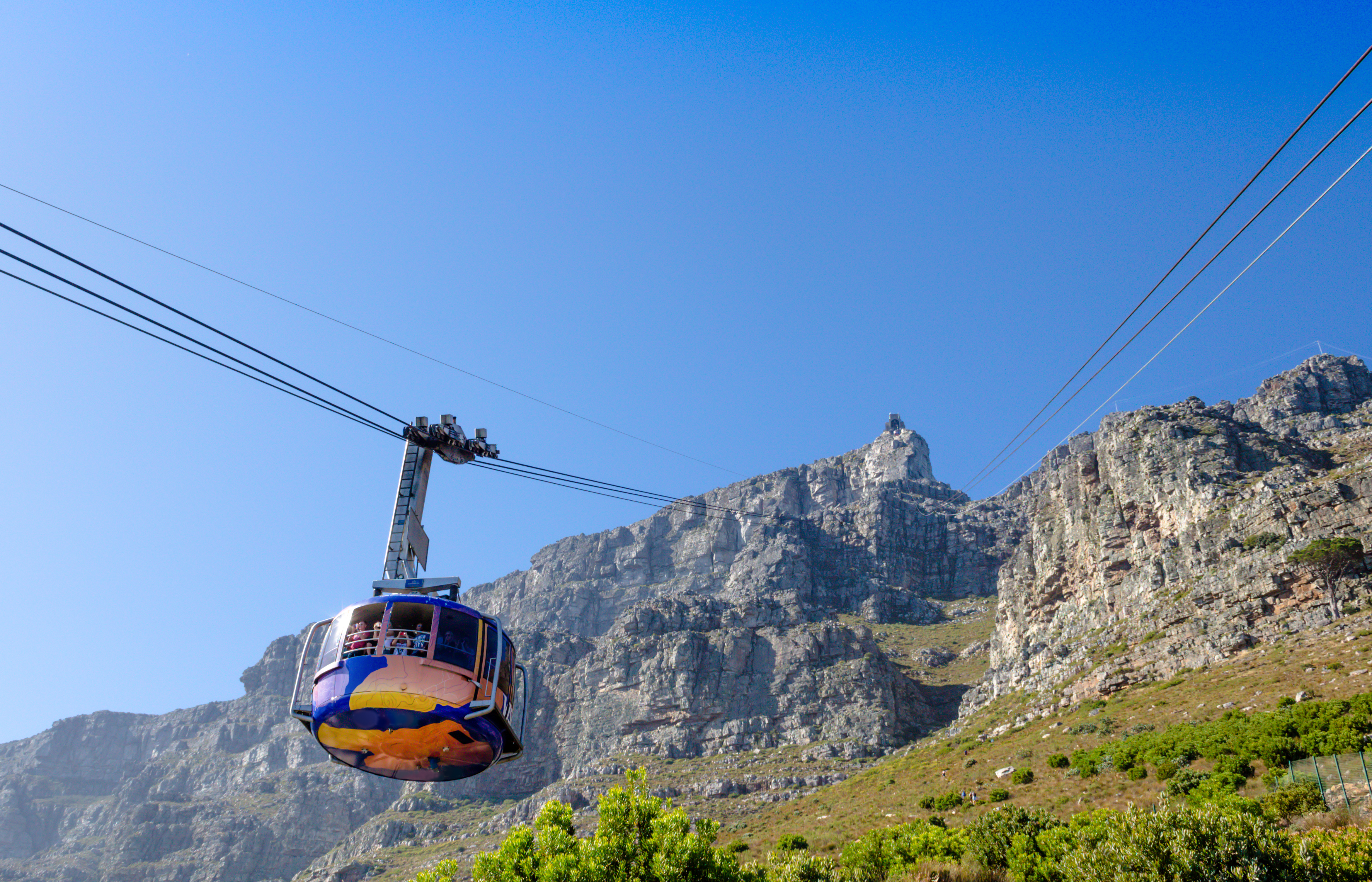 Cableway and car, Cape Town, South Africa