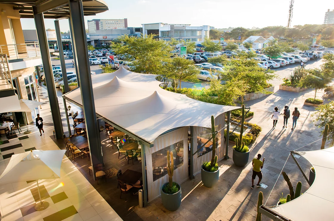 Outside dining